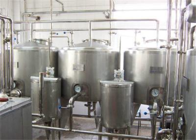 China Stainless Steel Mixing Vessels , Fluid Storage Tank ABB Motor For Food Industry for sale