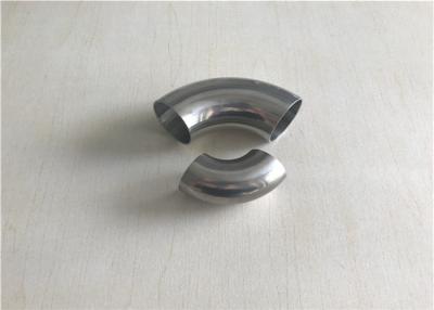 China Sanitary Stainless Steel Pipe Fittings / Stainless Steel 90 Degree Elbow Mirror Polishing for sale