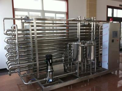 China Röhrenförmige Schnellpasteurisierungs-Ausrüstung Milch-UHT-Sterilisierung Maschinen-1000 LPH zu verkaufen