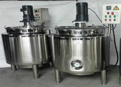 China 100L 8000L Capacity Juice Storage Tanks Blending Vat Mixing Vessel With Mixer for sale