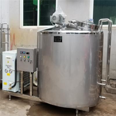 China Stainless Steel Small Cow Milk Yogurt Refrigerating Tank Storage Vat Cooler for sale