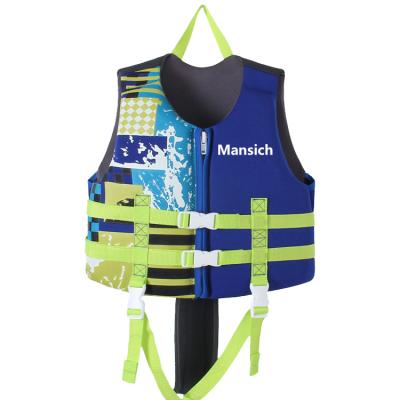 China OEM Wholesale Kid Water Entertainment Life Jacket Inflatable Reflective Floating Vest Children Life Vest Inflated for sale