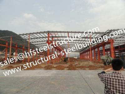 China Steel Framed Buildings /  Industrial Steel Buildings For Steel Warehouse And Showroom for sale