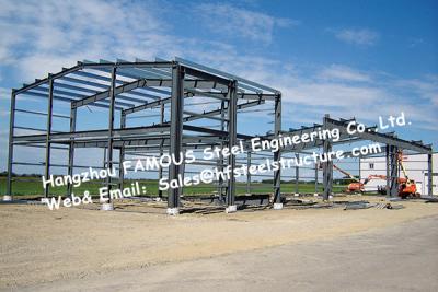 China Black Prefabricated Steel Buildings , Structural Steelworks Building Australia New Zealand Standard for sale