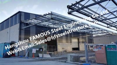 China Galvanized Black Prefabricated Steel Structures Steel Sandwich Panel Cladding System for sale