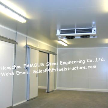 China Commercial Walk In Fridge / Refrigerator Units Made Of Width 950mm Pu Sandwich Panel for sale