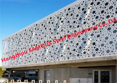 China Perforated Screening Wall Panels PVDF Coated Aluminum Honeycomb Panel 20mm for sale