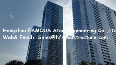 China Galvanized Light Steel Multi Storey Steel Frame Buildings H Shaped Column for sale