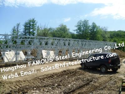 China Steel Fabricator Supply Prefabricated Steel Structural Bailey Bridge Of Reinforced Steel Q345 for sale