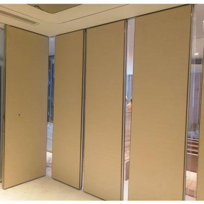China Movable Acoustic Wall Partition Hotel Restaurant Divider Electric Motorized for sale