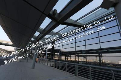 China PVDF and powder coated Unitized Glass Curtain Wall systems quick installation for sale
