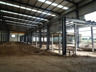 China Prefabricated industrial commercial steel buildings / residential steel structure building for sale