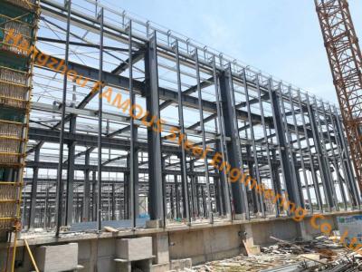 China Painted / Hot Dip Galvanized Multi-storey Steel Building General Contractor High Storey Steel Buildings for sale