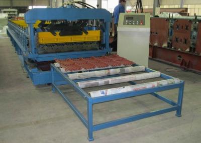 China Steel Roof Tile And Wall Panel Roofing Sheet Forming Machine 6.5KW for sale
