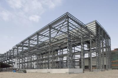 China Prefab Industrial Steel Buildings With PKPM , 3D3S , X-steel Engineering Software for sale