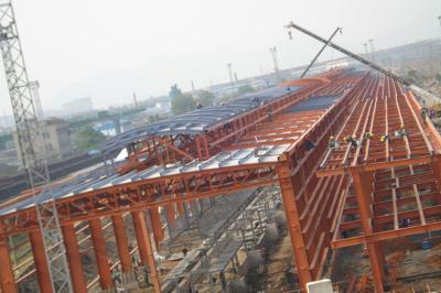 China Construções de aço pre industriais industriais da vertente por PKPM, 3D3S, X-aço à venda
