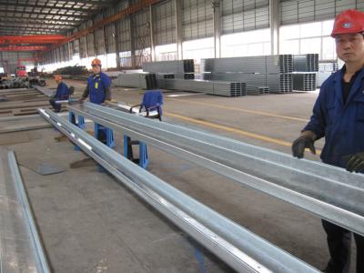 China Common-used C and Z Section Galvanised Steel Purlins For Fix Roof And Side Claddings for sale