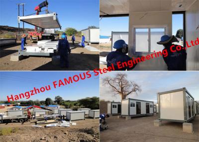 China Modern Steel Frame Modular Prefab Container House For Site Office And Temporary Accommodation for sale