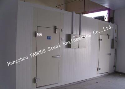 China PU Foam Sandwich Panel Modular Cold Room Panel For Meat And Fish Walk In Chiller for sale