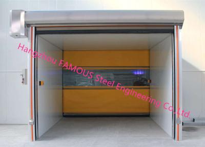 China PVC Plastic Shutter Door With Manual Or Electric Control Rapid Lifting Door for sale