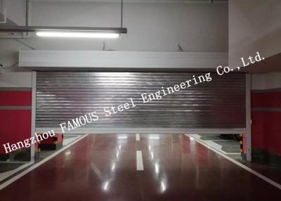 China Automatic Galvanized Industrial Garage Doors Heavy Duty Steel Roller Shutter Door For Underground for sale