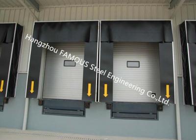 China Commercial PVC Doors With Folding Rubber Seal For Logistic Unloading Platform Use for sale