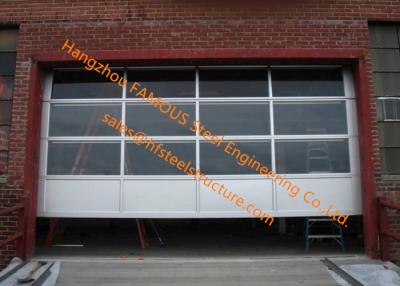 China Puerta de arriba a la vista de cristal moderada aislada aluminio motorizada del garaje en venta
