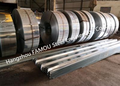 Cina cassaforma d'acciaio di Decking galvanizzata calibro di 1.2mm al fondo della lastra di cemento armato in vendita
