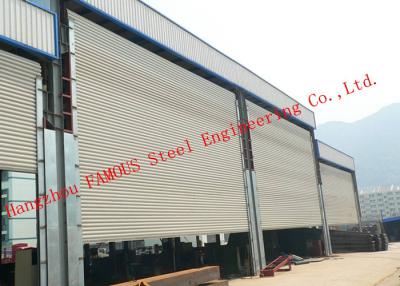 China Frequency Controlled Vertical Lifting Fabric Industrial Doors For Large Openings for sale