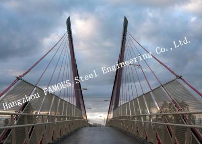 中国 急速な造りの鋼鉄構造トラス デルタ橋最低の維持のパーマの適用 販売のため