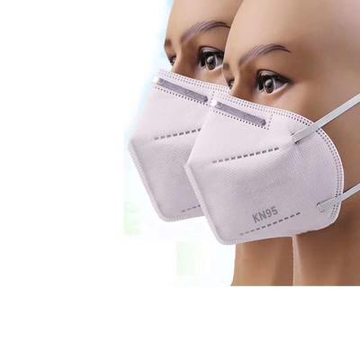 China Premium High Filtration Barrier Against Bacteria Respirator N95 KN95 Earloop Disposable Face Mask For Bulding Contractor for sale