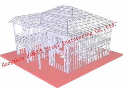 中国 ニュージーランドAS/NZSの標準によって前設計される建築構造の軽量の鋼鉄別荘の家 販売のため