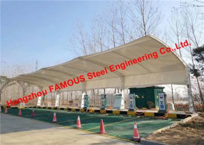 China Customized Light Weight Membrane Structural Car Parking Carport for sale