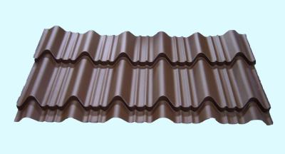 China Light Weight Metal Roofing Sheets Waterproof Glazed Tile Shaped for sale