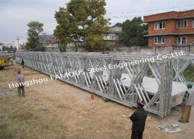 China UK Standard Assembled Temporary Pedestrian Steel Bailey Bridge Public Transportation for sale