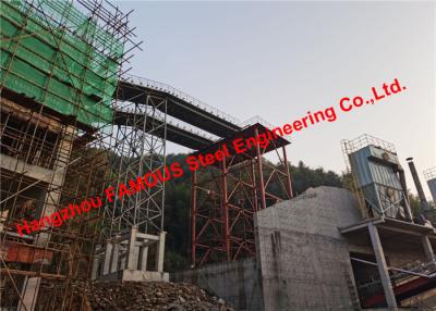 China Proyecto de la mina que transporta edificios de acero industriales de la fabricación de Gallary del transportador de correa del pasillo en venta