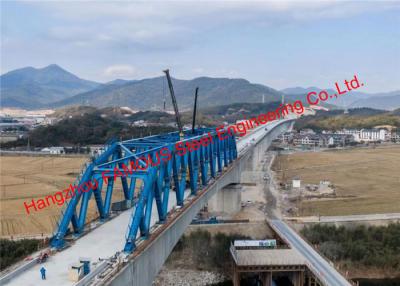 China Curved String Steel Truss Stiffened Continuous Beam Structure High Speed Railway Bridge for sale