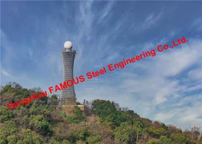 China Customized High Precision Prefabricated Steel Structure Radar Weather Tower Fabrication for sale