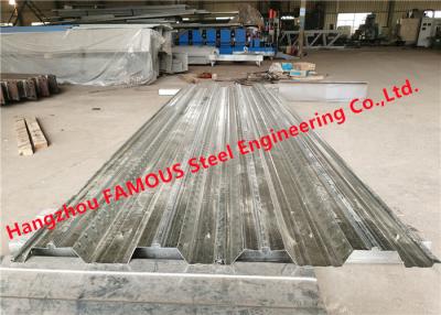 China Hoja compuesta de acero acanalada galvanizada del Decking del piso para la construcción en venta