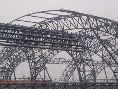 China Tekla Xsteel diseñó la erección conveniente del sitio de los edificios de acero industriales en venta