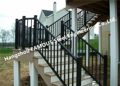 China 1200mm Height Customized Balustrade Aluminum Stair Handrail For Balcony for sale