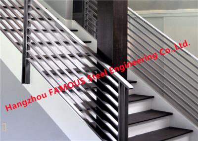China Runden-oder Rechteck-Spitze leiten glatter 800MM Edelstahl-Treppen-Handlauf-Antikorrosion zu verkaufen