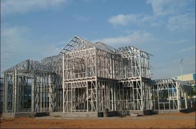 China Edificios de acero comerciales galvanizados Designe modulares prefabricados con acero en frío en venta