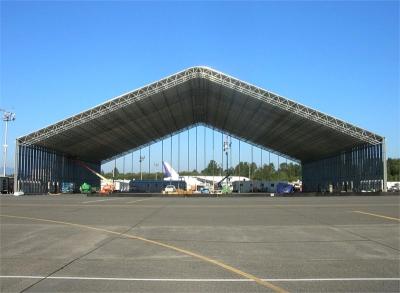 China Dip Galvanized Steel Aircraft Hangar Buildings Durable , Bespoken Design for sale