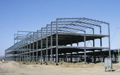 China Multi-span Customized Painted Structural Steel Fabrications In Deep Dimension for sale