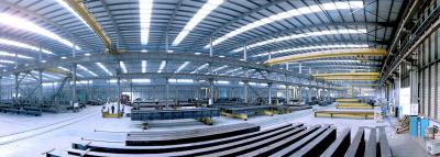 中国 重い熱いすくいの電流を通された構造スチールの製作の産業研修会は軽い金属を採用します 販売のため