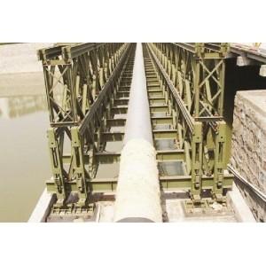 中国 注文の溶接、転がり鋼鉄構造ベイリー橋、歩道橋ブレーキがかかります 販売のため