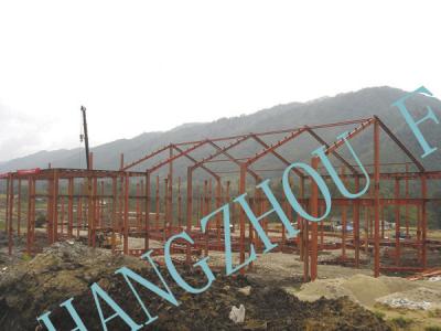 China Clear Span Prefabricated Structural Steel Buildings Galvanized Painted Column for sale