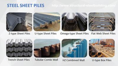 China Vertical Interlocking System Steel Sheet Piles Hot Rolled Cold Formed for sale