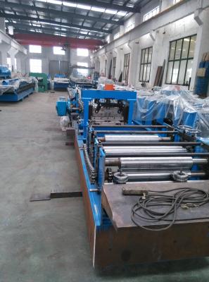 China Interchange Roll Forming Machine , C Z Purlin Production Line For Steel Strip for sale